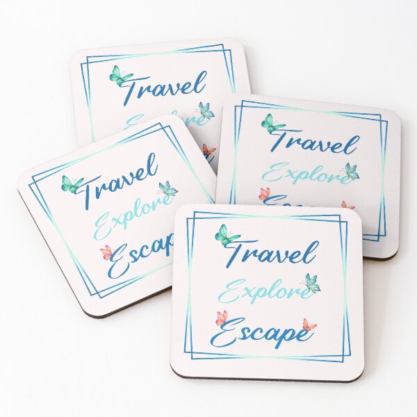Item preview, Travel Explore Escape Butterflies designed and sold by Tema EL.