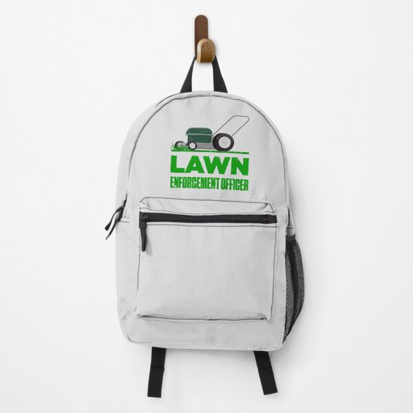 Item preview, Lawn Enforcement Officer With Mover Funny Gardening Distressed designed and sold by artworkbyrihen.