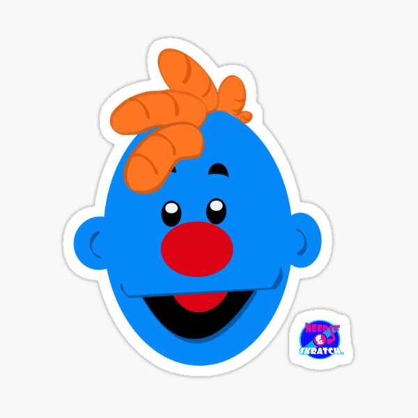 Skratch smiling face Sticker