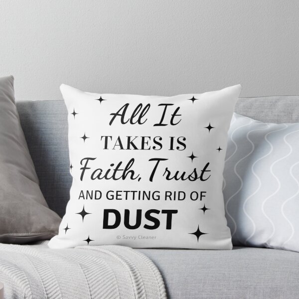 Item preview, Faith, Trust & Dust Funny Cleaning Shirt designed and sold by SavvyCleaner.