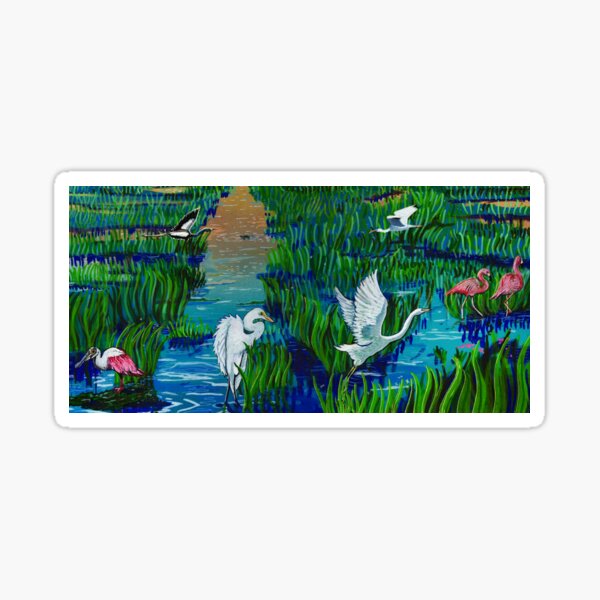 Everglades Birds Sticker