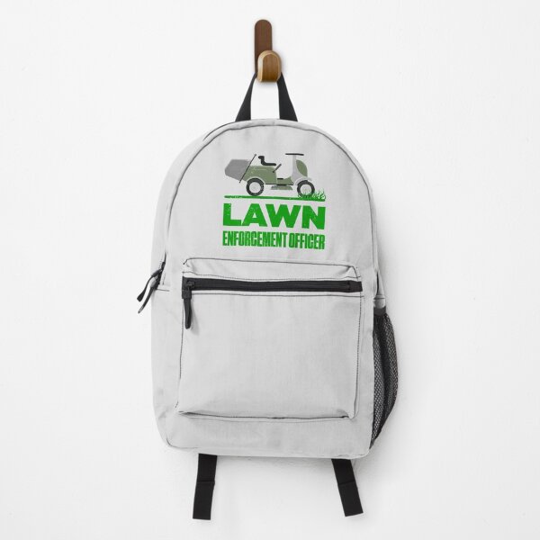 Item preview, Lawn Enforcement Officer With Mover Funny Gardening Distressed designed and sold by artworkbyrihen.
