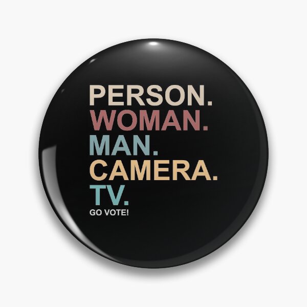Item preview, Person. Woman. Man. Camera. TV. Go Vote! designed and sold by TheMattDesigns.
