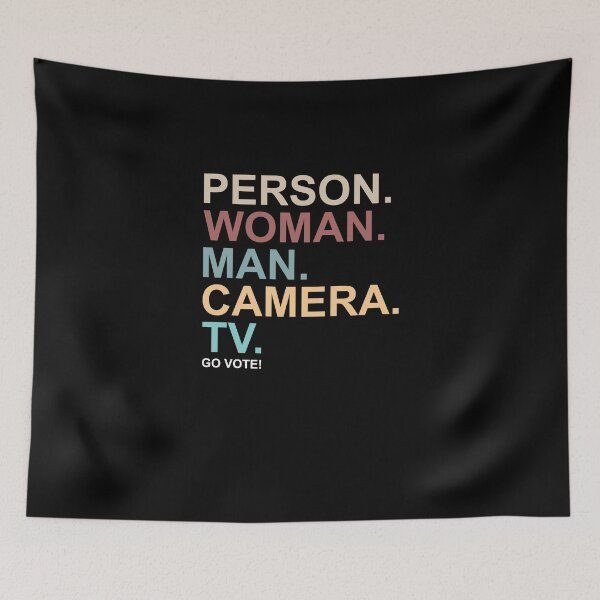Item preview, Person. Woman. Man. Camera. TV. Go Vote! designed and sold by TheMattDesigns.