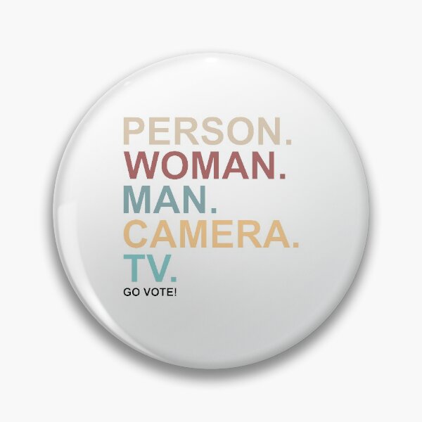 Item preview, Person. Woman. Man. Camera. TV. Go Vote! designed and sold by TheMattDesigns.