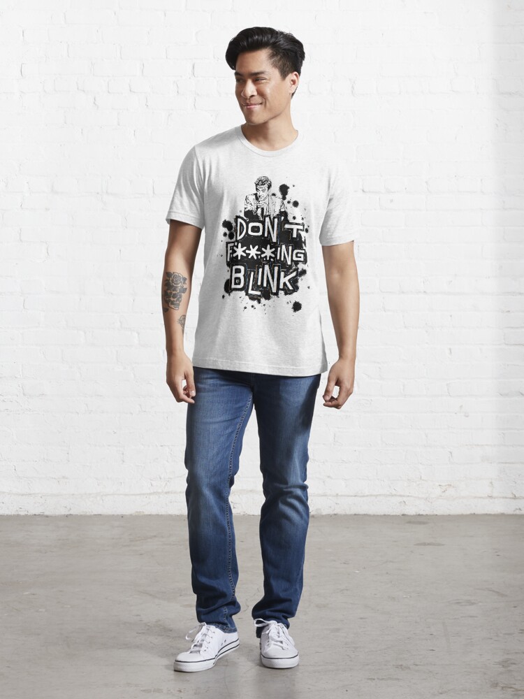 Alternate view of peter capaldi don't blink (clean) Essential T-Shirt