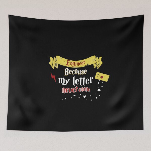 Item preview, Engineer Because My letter Never Came Wizards Vintage Retro Old Style designed and sold by tinypurpleland.