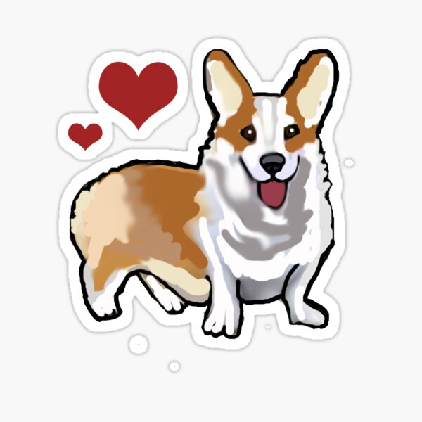 Corgi Life Stickers Redbubble - roblox feed your pet how to get the corgi old