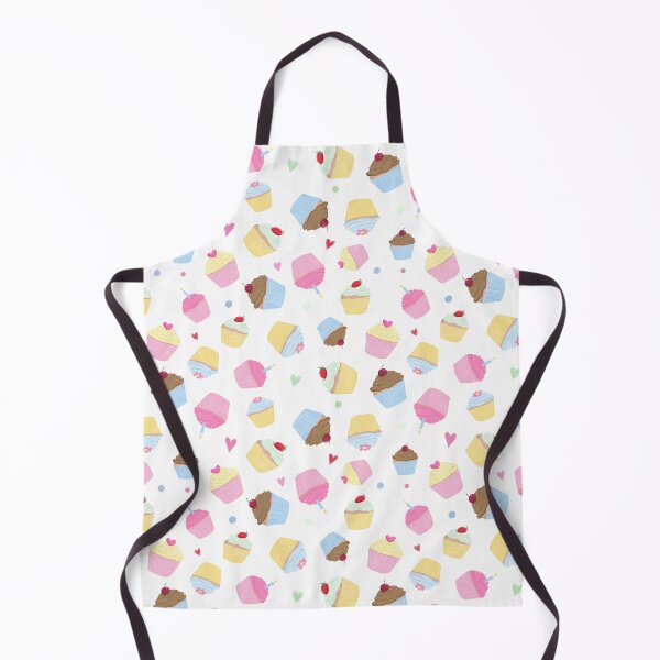 Cute Candy Pink Food Cupcakes Apron
