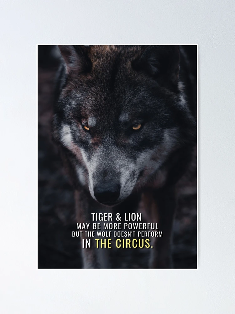 my postersucks 「DRINKING LIKE A WOLF」 Drinking Like a Wolf Poster – Blind Corner