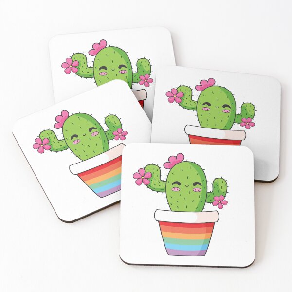 Item preview, Happy cactus in Rainbow pot designed and sold by EmHurst10.