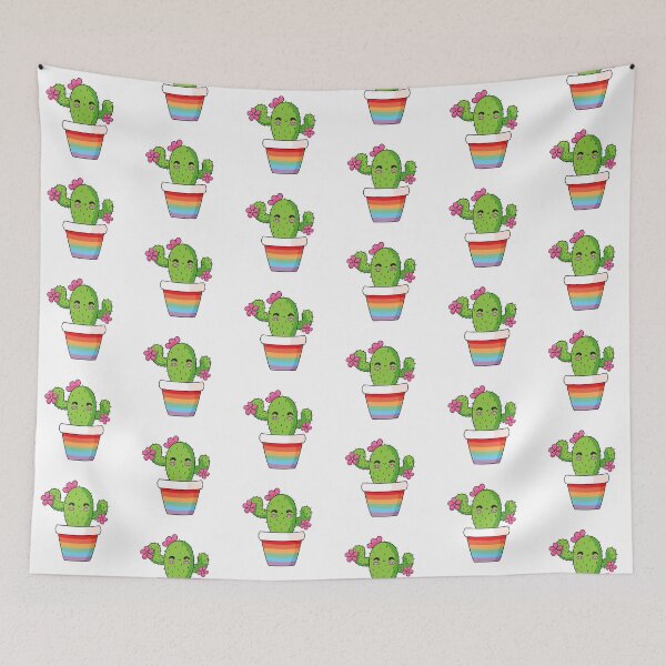 Item preview, Happy cactus in Rainbow pot designed and sold by EmHurst10.