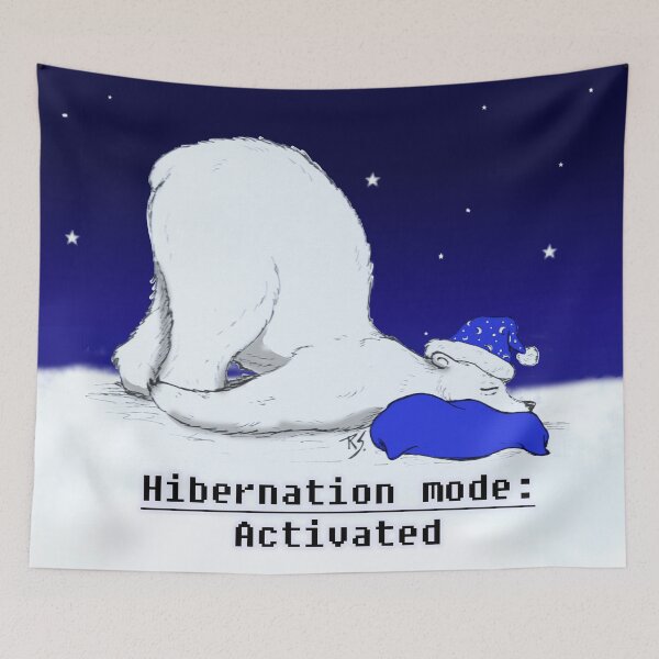 Item preview, Hibernation mode Activated designed and sold by Ramina-Nymph.