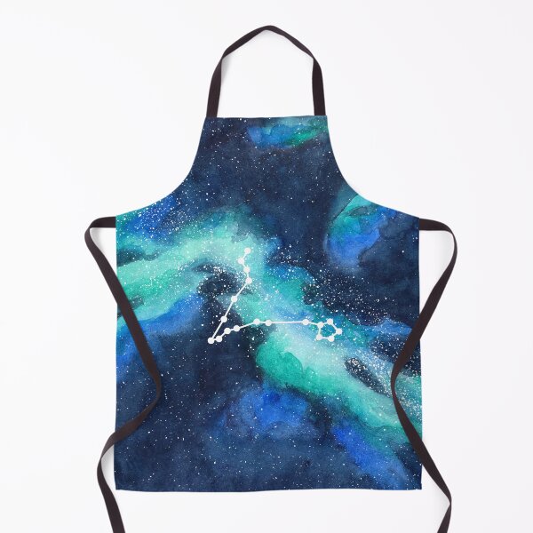 Artikelvorschau, Fischkonstellation mit blaugrüner Galaxie entworfen und verkauft von ylle.