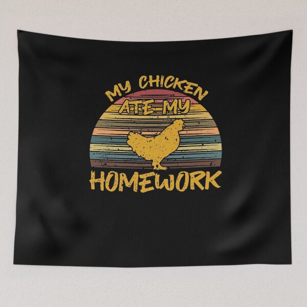 Item preview, My Chicken Ate My Homework designed and sold by sesa10.