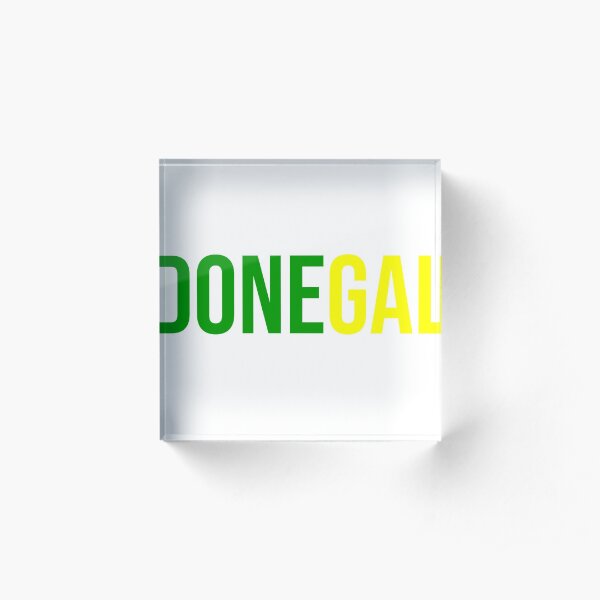 Donegal County Colours Acrylic Block