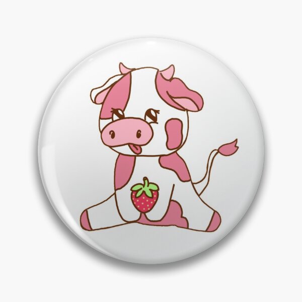 Item preview, strawberry cow designed and sold by felicedacowgurl.