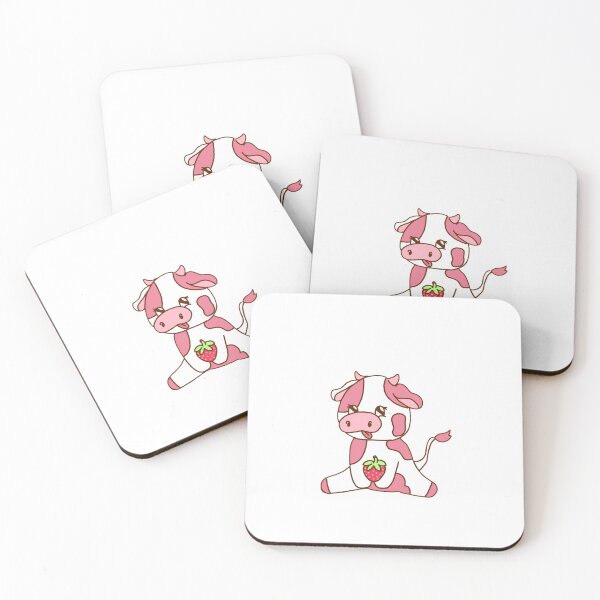 Item preview, strawberry cow designed and sold by felicedacowgurl.