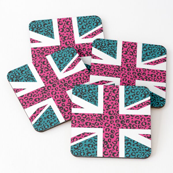 Aperçu de l'œuvre Union Jack à imprimé léopard créée et vendue par Kova Rose.