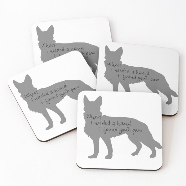 Item preview, Loyal German Shepherd Quote designed and sold by RobinLynneDes.