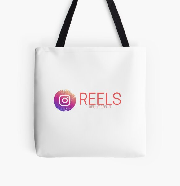 Instagram REELS Reel It Feel It Tote Bag for Sale by yuvraj singh