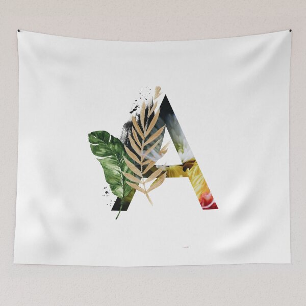 Item preview, The Letter A, Nature and Flower in a letter, Alphabet designs designed and sold by renzel12.