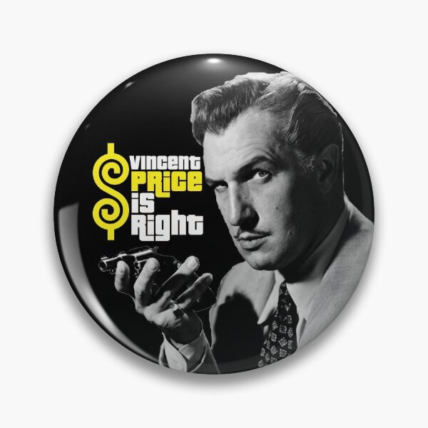Item preview, Vincent Price is Right designed and sold by FlipHorrorshow.