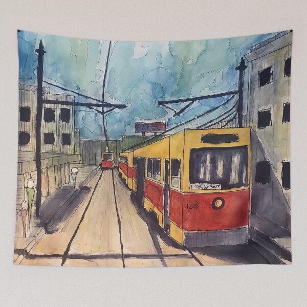 Artikelvorschau, Metro entworfen und verkauft von Nada Mohsen Arts.