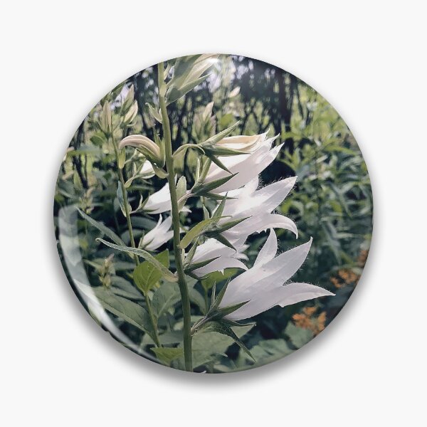 Item preview, White bellflower designed and sold by vieno.