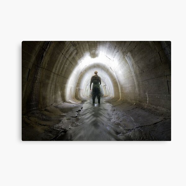 Tunnel, Canal tunnel Canvas Print