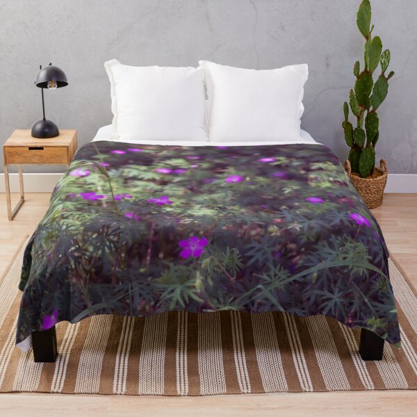 Item preview, Purple Longstalk Cranesbill flowers designed and sold by lena-maximova.