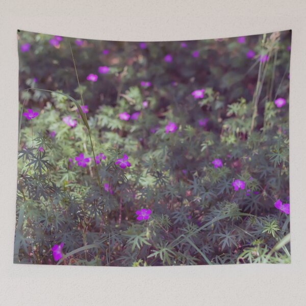 Item preview, Purple Longstalk Cranesbill flowers designed and sold by lena-maximova.
