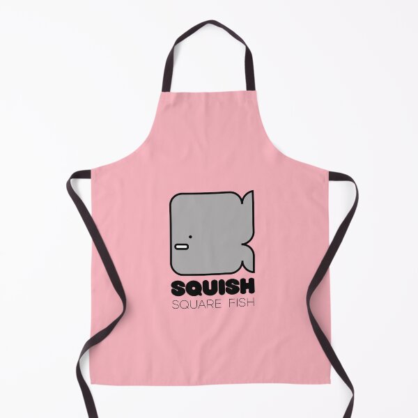 Item preview, Fun Fish Squish Square Fish Pink designed and sold by Quooki.