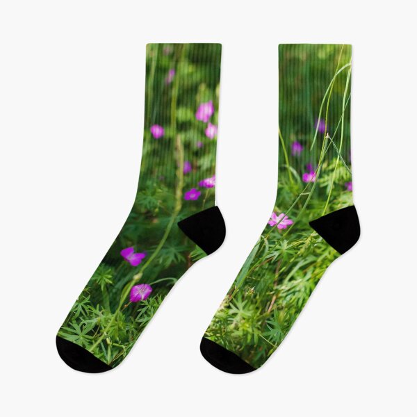 Item preview,  Purple Longstalk Cranesbill flowers designed and sold by lena-maximova.