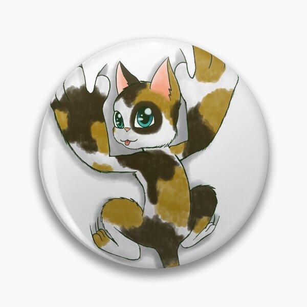 Item preview,  clinging  cat, three colored designed and sold by Necotenma.