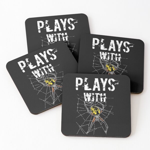 Item preview, Plays With Argiope Yellow Garden Spiders designed and sold by DebiPhillips.