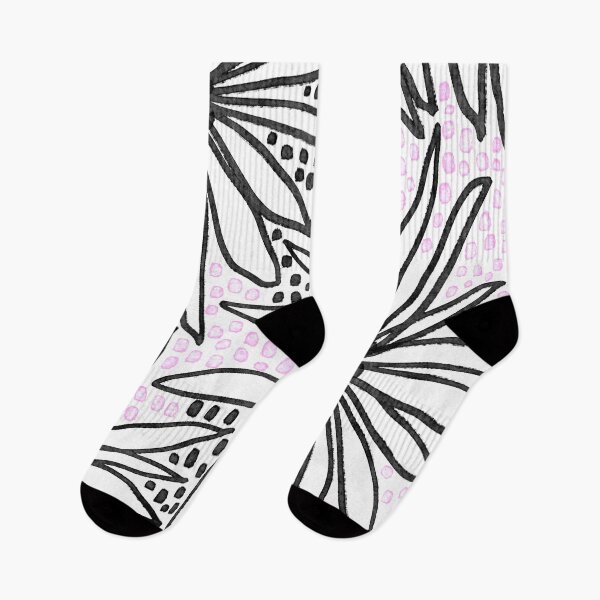 Item preview, Magnolia Noir // Patrón de flores abstractas designed and sold by fossdesign.