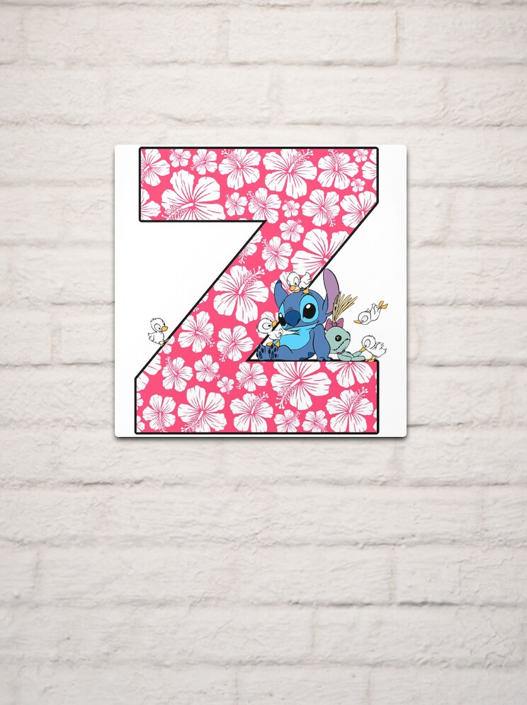 Lilo & Stitch Letter O | Metal Print