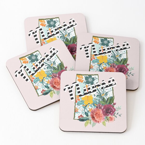 Item preview, Utah Nurse Floral Watercolor designed and sold by AZGuzmans.