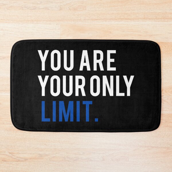 Item preview, Motivational Quote You are your only Limit designed and sold by Studio Pico.