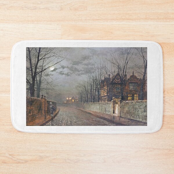 Item preview, John Atkinson Grimshaw - Old English House, Moonlight After Rain designed and sold by artcenter.