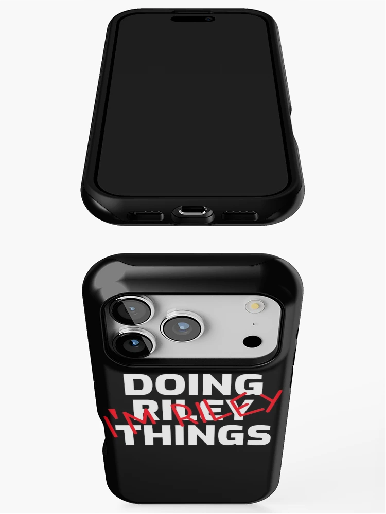 Thumbnail 3 of 4, iPhone Case, I'm Riley Doing Riley Things designed and sold by IcyTees.