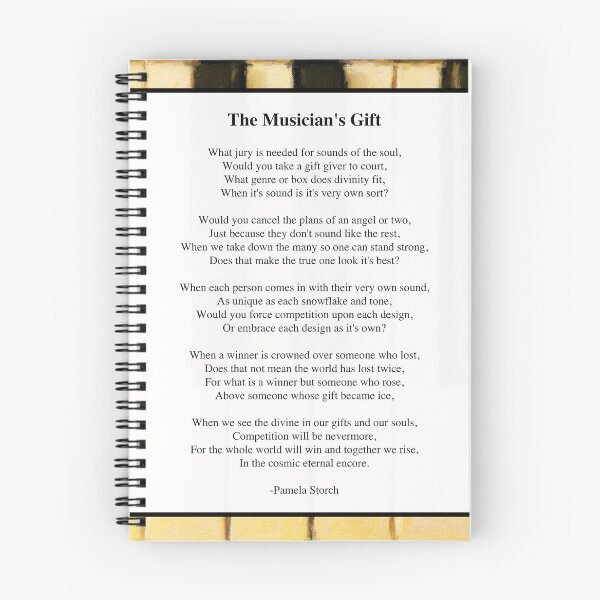 Item preview, The Musician's Gift Poem designed and sold by Pamela Storch.