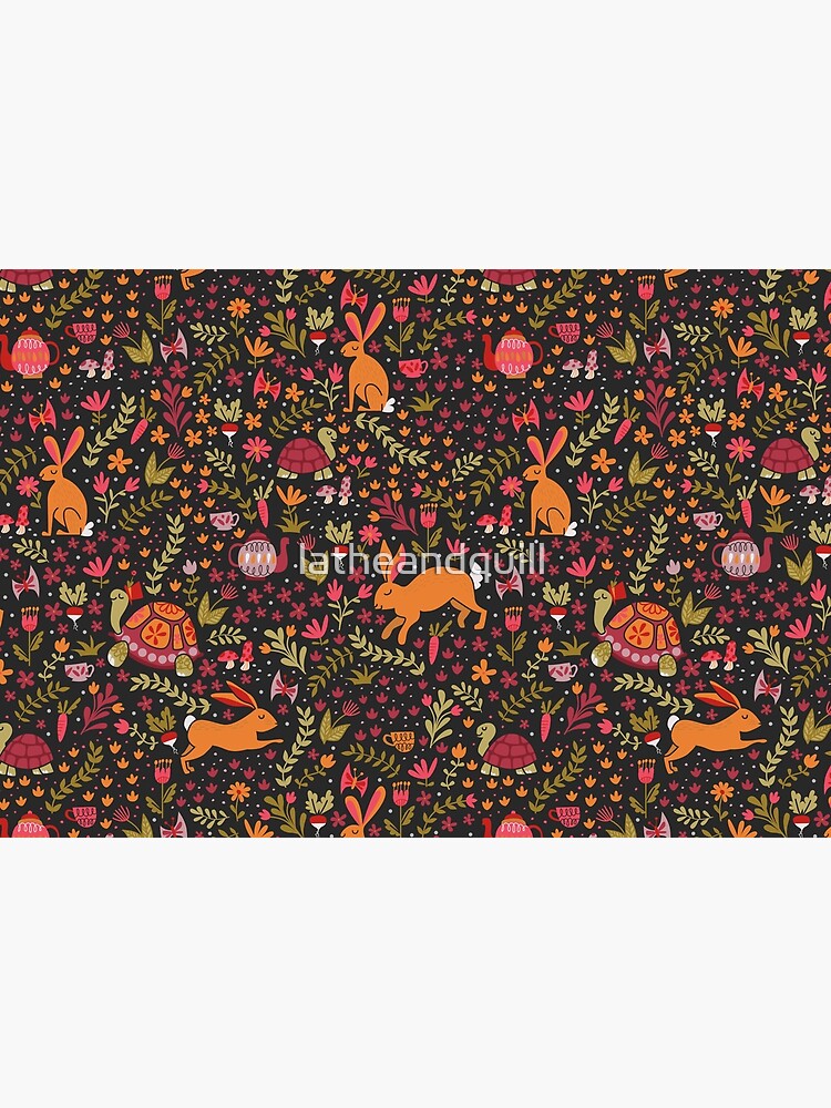 Tortoise and the Hare in Red by latheandquill