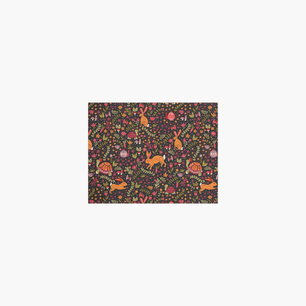 Tortoise and the Hare in Red Jigsaw Puzzle
