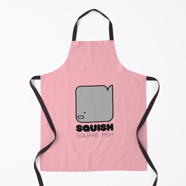 Item preview, Fun Fish Squish Square Fish Pink designed and sold by Quooki.