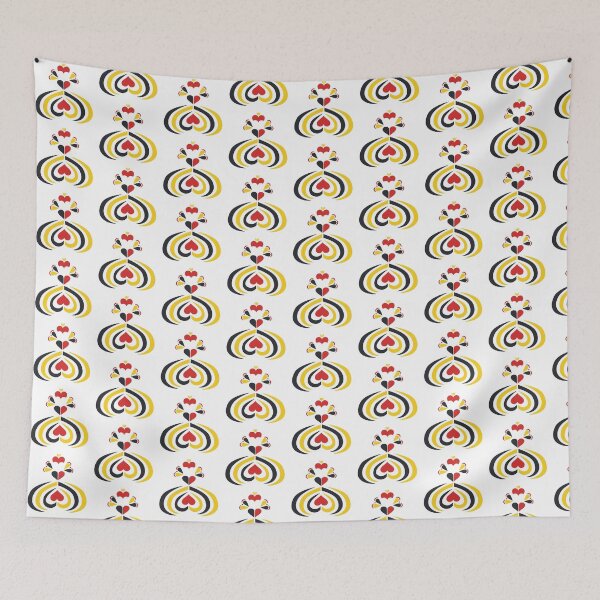 Item preview, Queen of Hearts - Czech Folk Art designed and sold by arturekdesign.