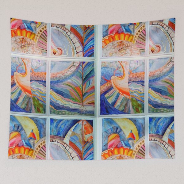 Item preview, 4 paintings in 1 - The snail story designed and sold by garhoud.