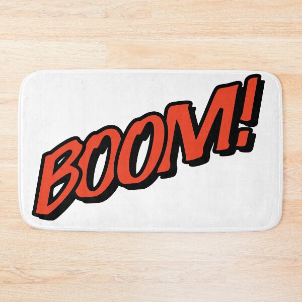 Item preview, BOOM Comic Book Typography Pop Art Modern Fun Retro designed and sold by theimagezone.