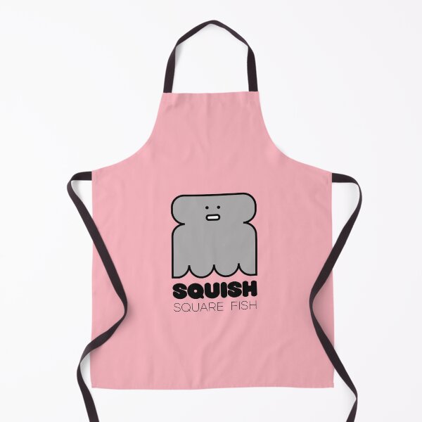 Item preview, Fun Fish Squish Square Fish Pink designed and sold by Quooki.